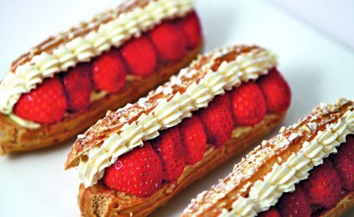 Nos meilleures recettes de pâtisserie française : éclairs au chocolat,  opéra, fraisier, quatre-quarts