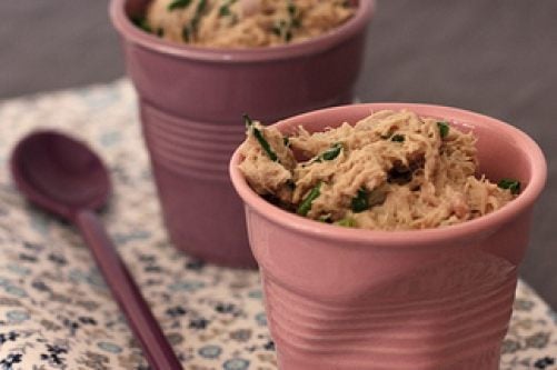 Recette De Rillettes De Thon A La Ciboulette Par Audrey Cuisine