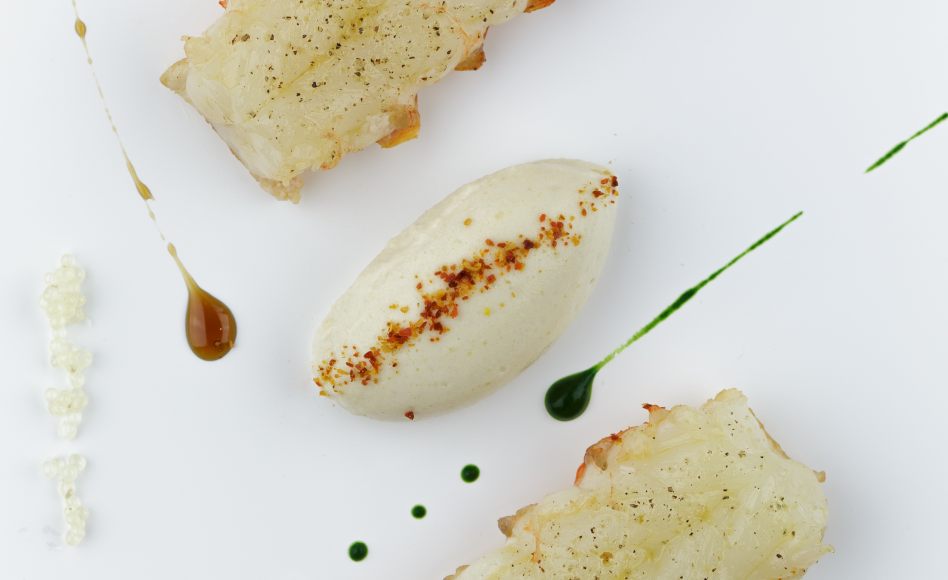 recette de langoustine de arnaud lallement