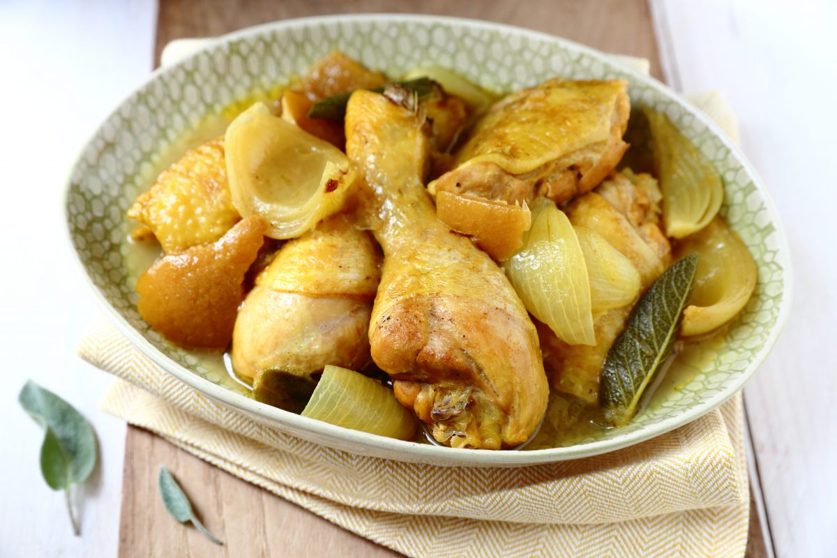 Recette De Poulet Au Citron Confit Et à La Sauge