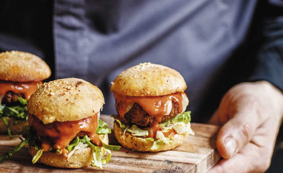 Recette De Mini-burger De Pied De Cochon à La Basquaise Par Julien ...