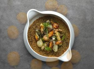 recette de quinoa champignons par Alain Ducasse