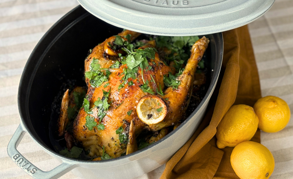 recette de poulet au citron et romarin