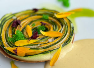 recette de tarte de courgette de la cheffe lise deveix