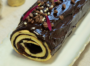 recette de bûche au chocolat facile